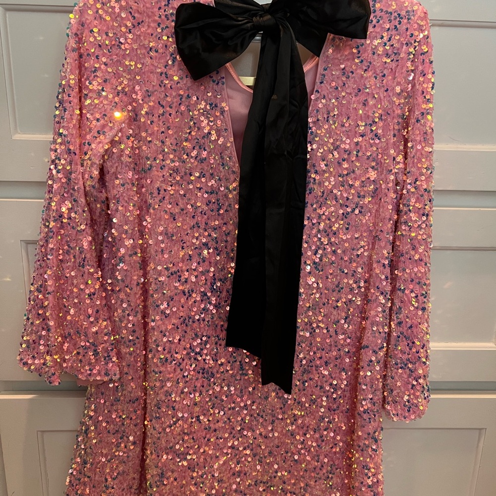 Pink Sequin Dress - Picture 2 of 2